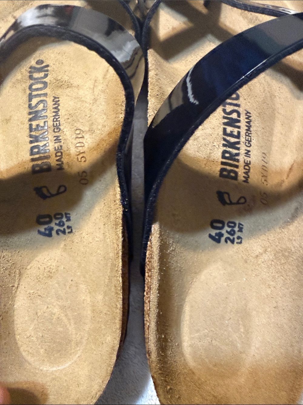 Birkenstock Black Patent Mayari Sandals - Picture 4 of 5
